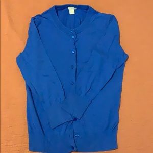 J Crew, blue size small cardigan